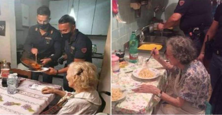 餓到受不了，87歲獨居奶奶報警叫警察來煮飯，警察不生氣接著直奔奶奶家，超暖結局被讚爆 - | 點知天下