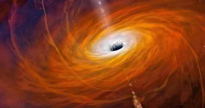 6.7億光年外，一個星系的中心黑洞，把噴流方向對準了地球